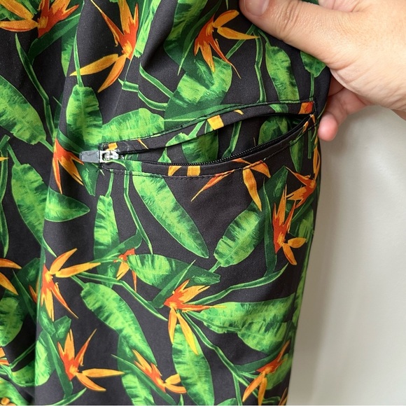 Brooklyn Cloth bird of paradise men’s drawstring board shorts - Picture 6 of 9